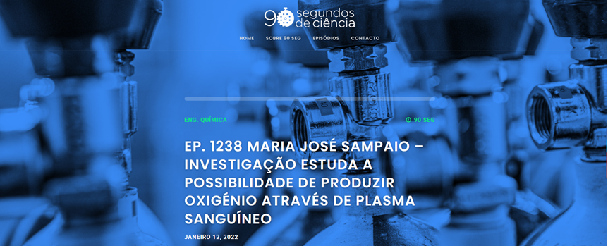 90 segundos de Ciência Podcast: Maria José Sampaio
