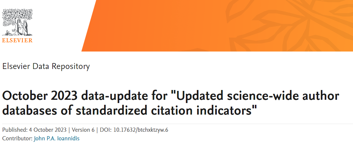 ALiCE researchers feature in Stanford ranking